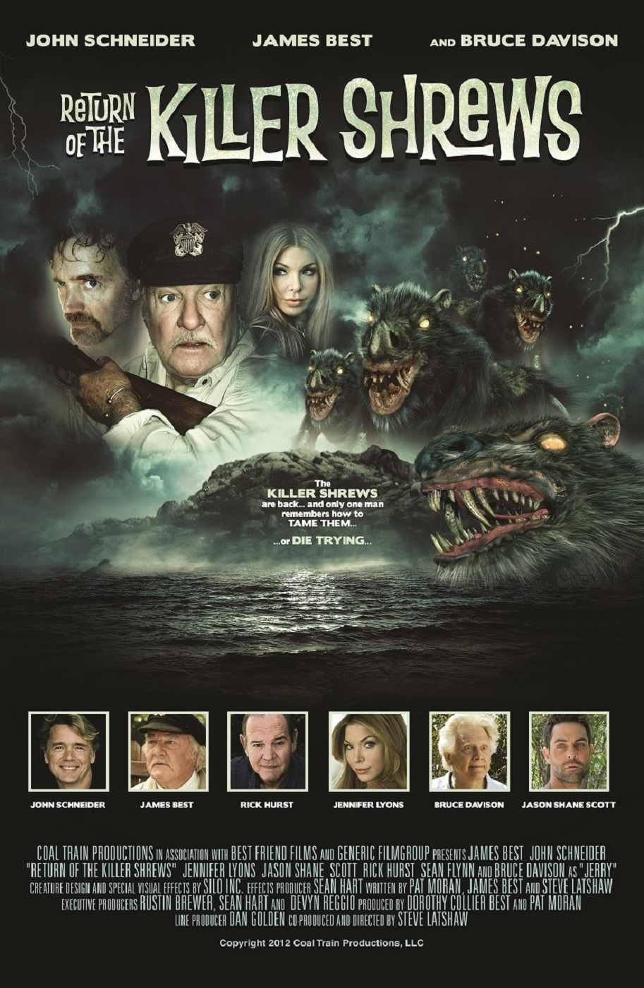 For the First time on VOD:  RETURN OF THE KILLER SHREWS  With James Best, John Schneider and Bruce Davison!