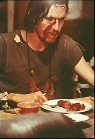 The dinner scene, The Texas Chainsaw Massacre, 1974