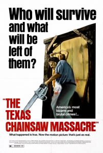 The Texas Chainsaw Massacre 1974 artwork cover. Fair Use. New Line Cinema