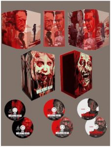 Poster show casing the walking dead complete series boxset
