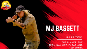 An image exclusive to Action Reloaded which highlights our interview with MJ Bassett